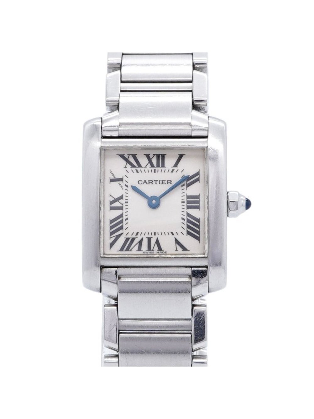 Cartier Tank Francaise SM Ivory Dial Watch